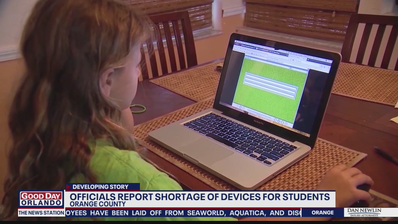 Officials report shortage of devices for students in Orange County