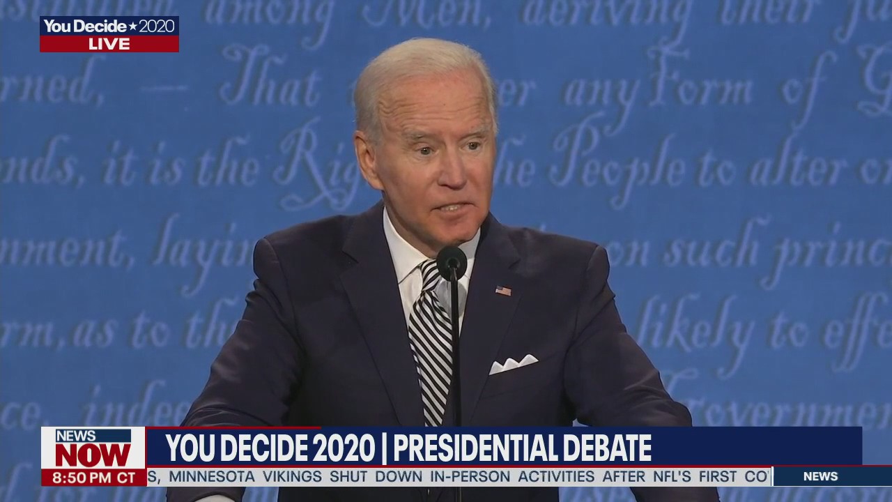 Trump and Biden debate government spending
