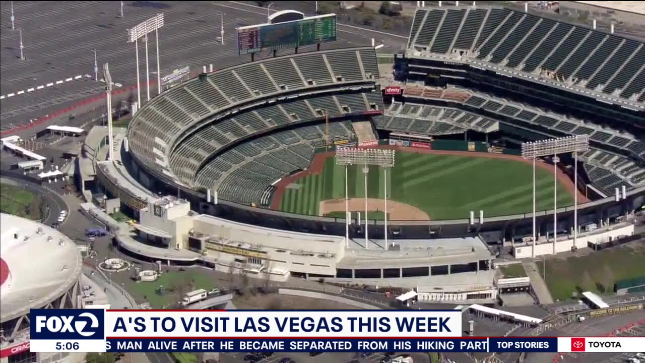 Oakland A's set to visit Vegas and explore possibility of leaving town