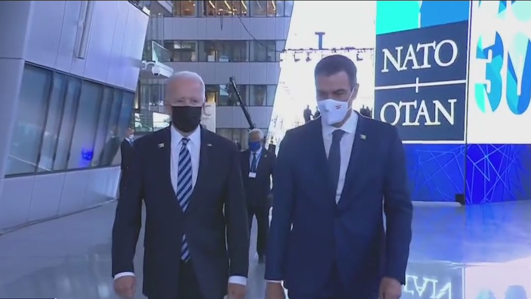 President Biden meets with world leaders at NATO summit in Belgium