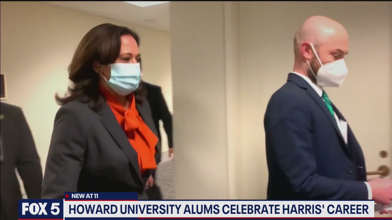 Howard University alumni celebrate Harris' career