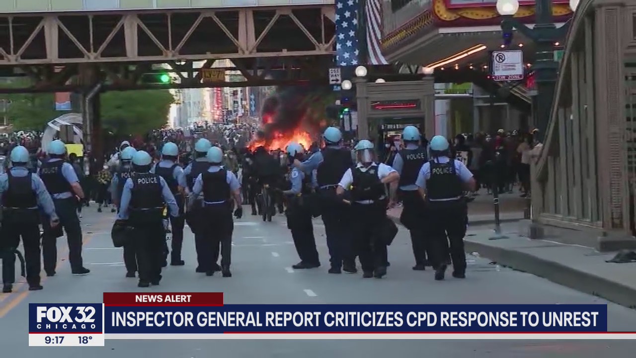 Report slams Chicago response to unrest after Floyd’s death