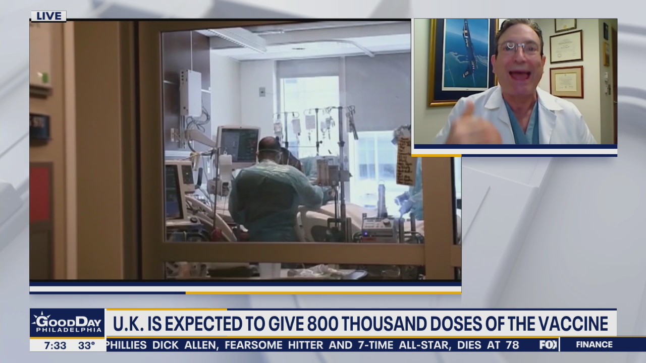 90-year old British woman is first to receive coronavirus vaccine in UK as US cases surge