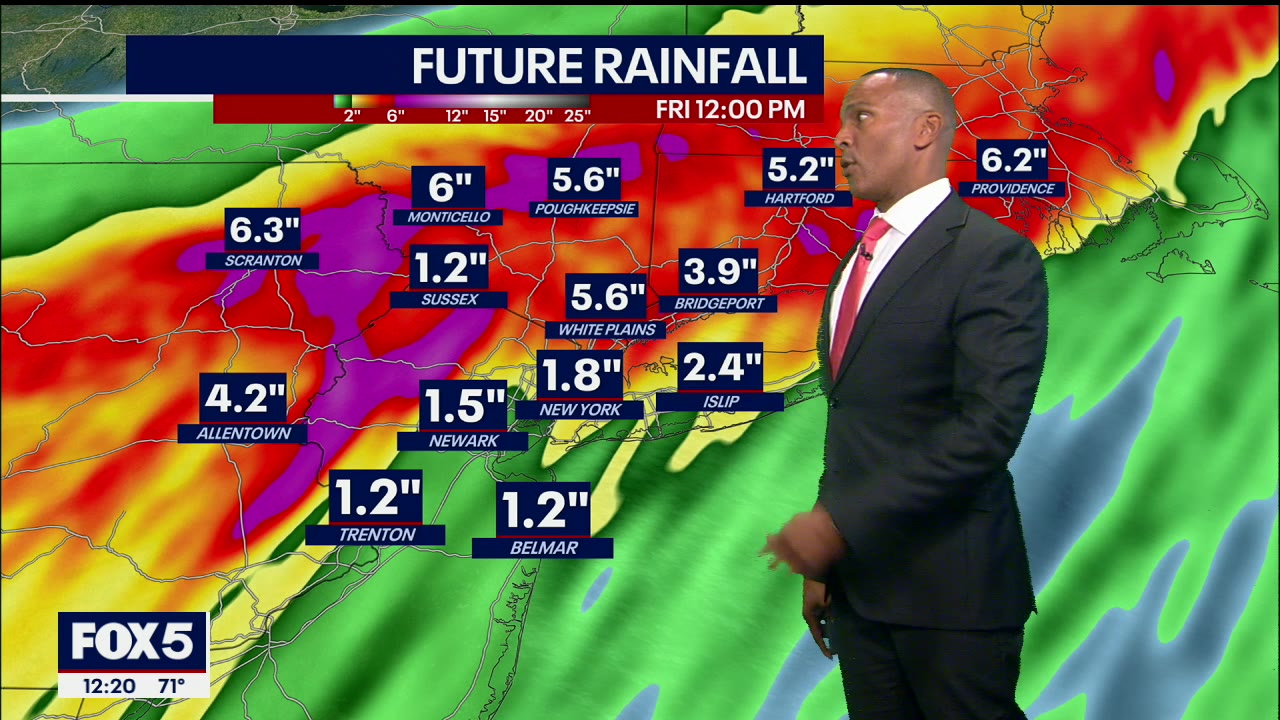 Potential heavy rain, flooding