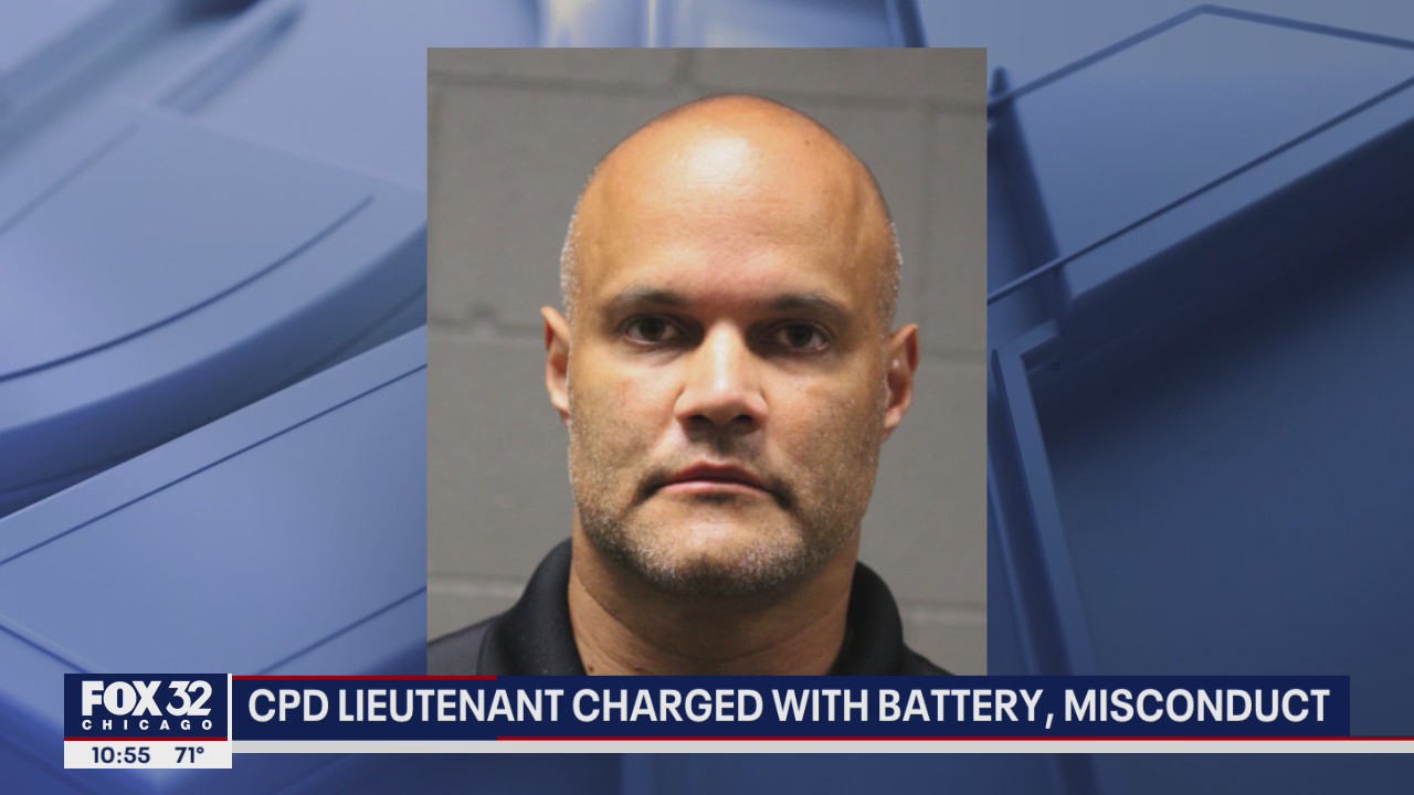 CPD lieutenant charged with battery, misconduct