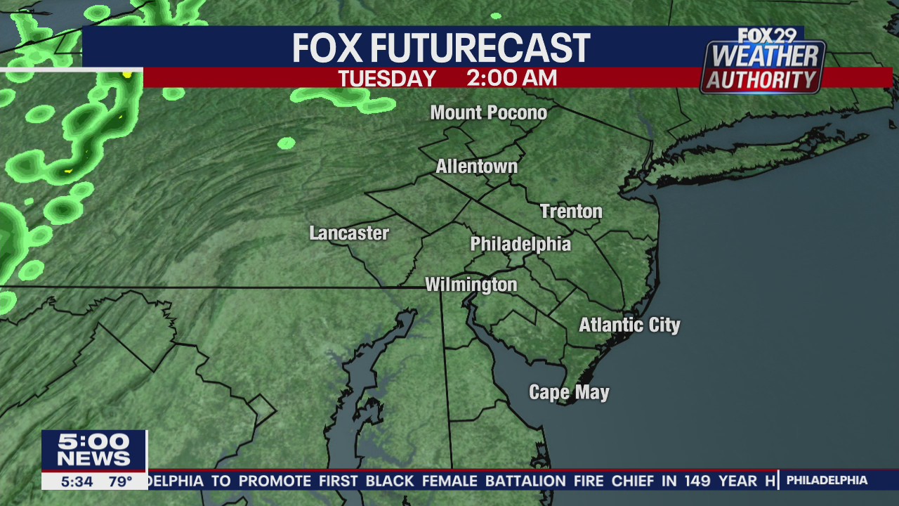 FOX 29 Weather Authority 7-day forecast