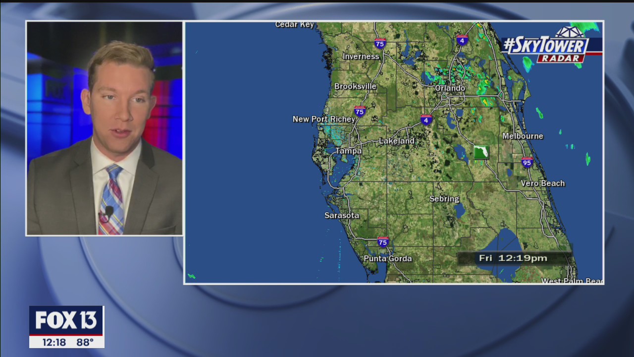 Friday afternoon forecast