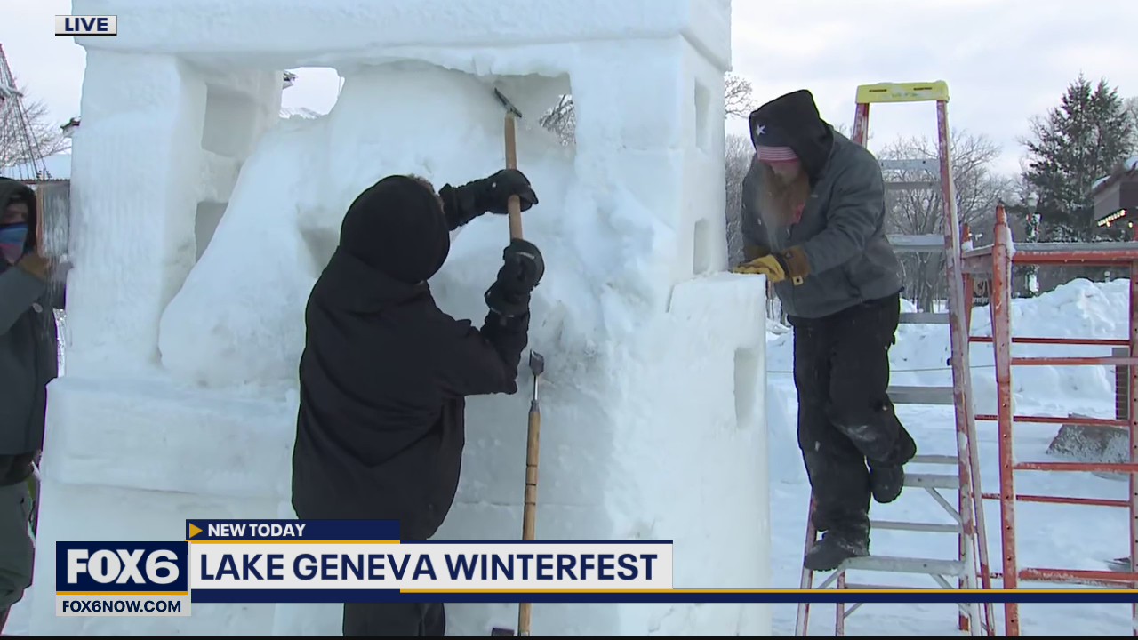 For the 26th year, Lake Geneva is hosting the U.S. National Snow Sculpting Championship