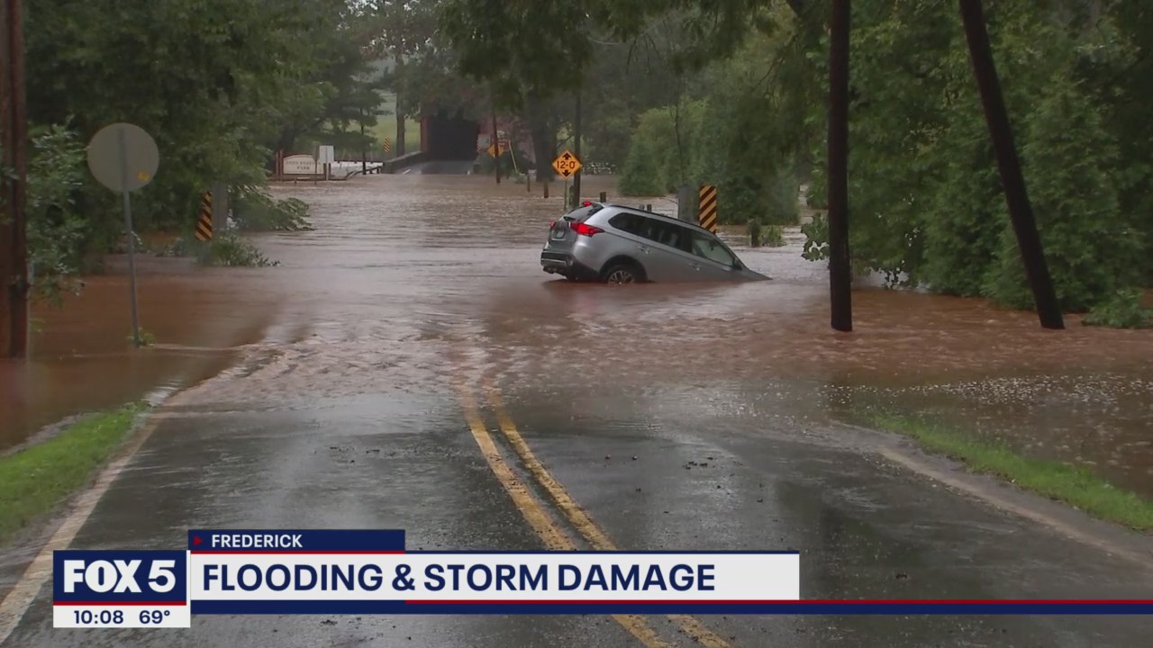 Serious flooding causes issues for drivers across Frederick County