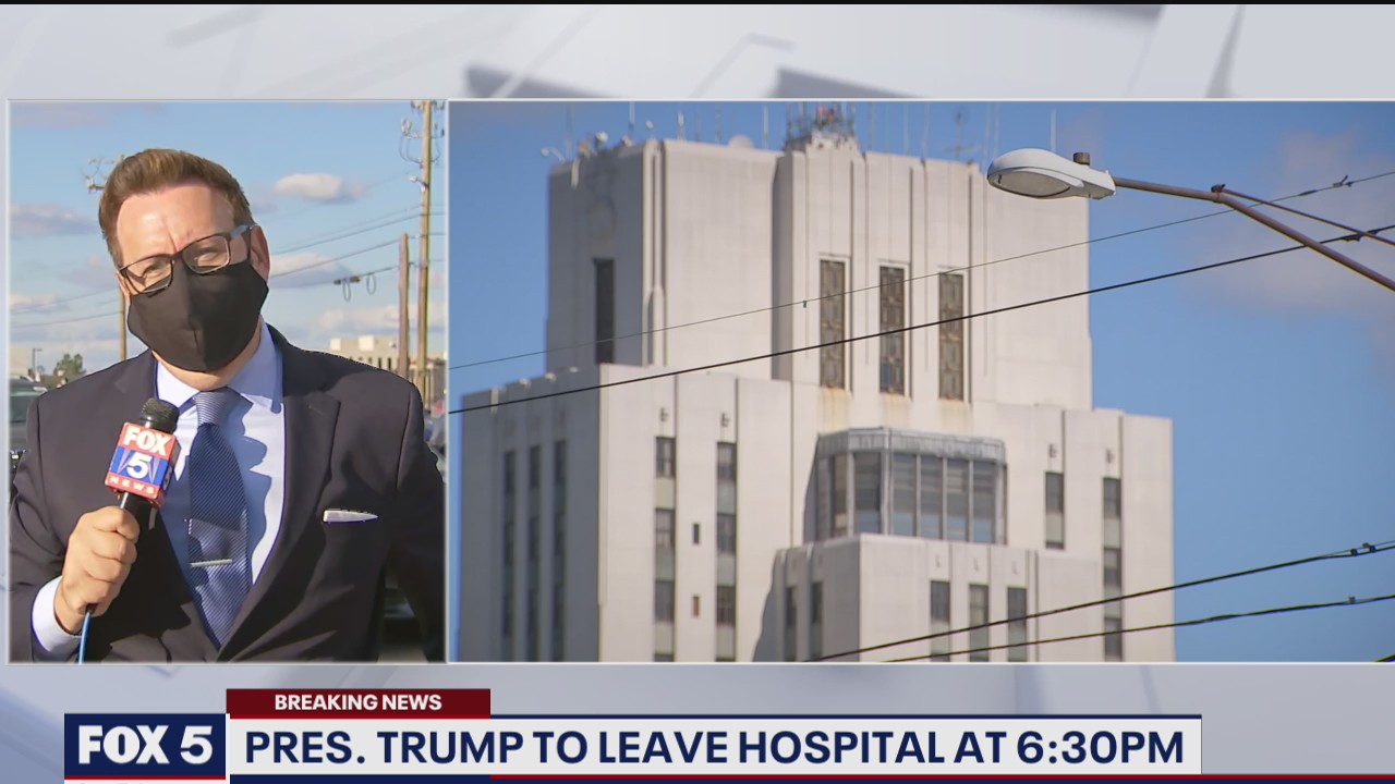 President Trump to leave Walter Reed