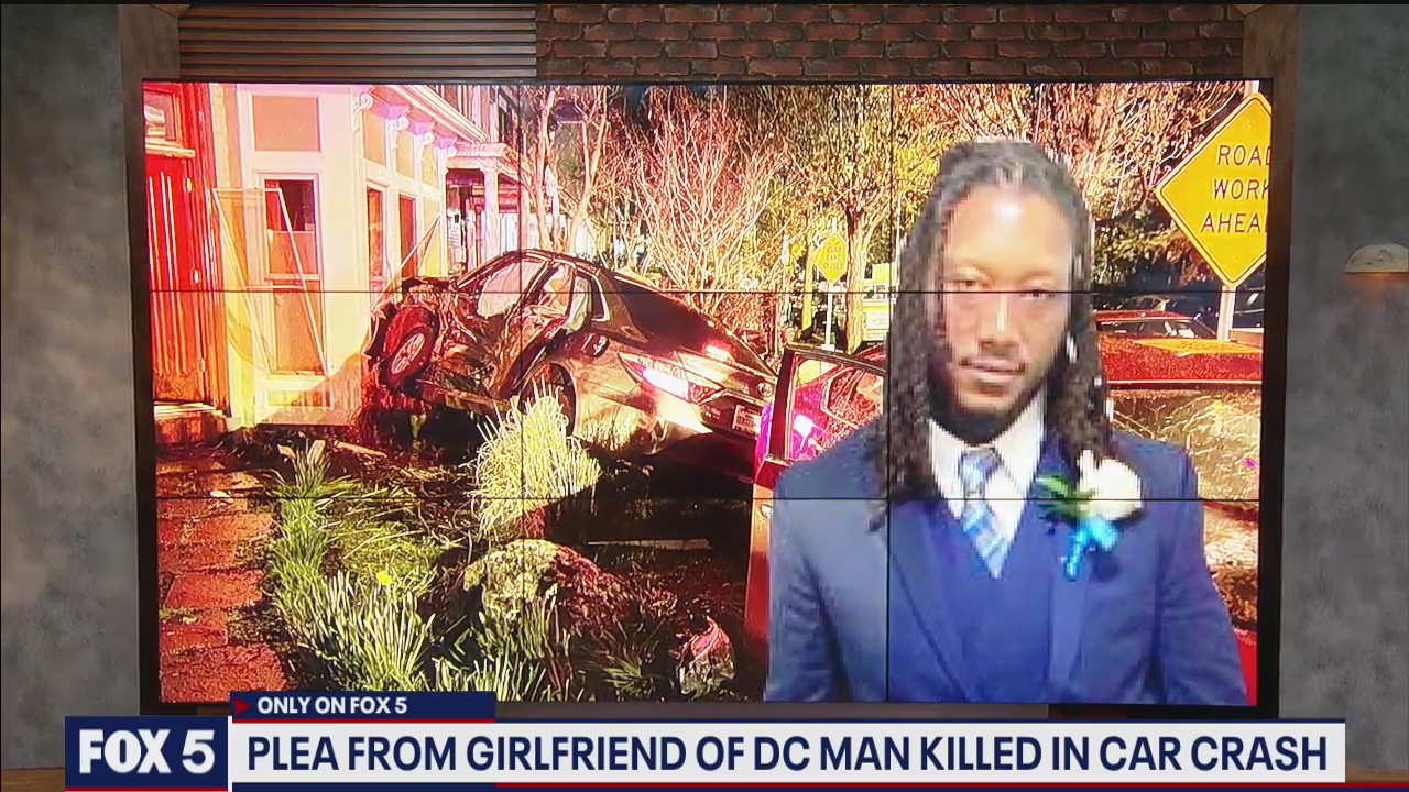 Plea from girlfriend of DC man killed in car crash