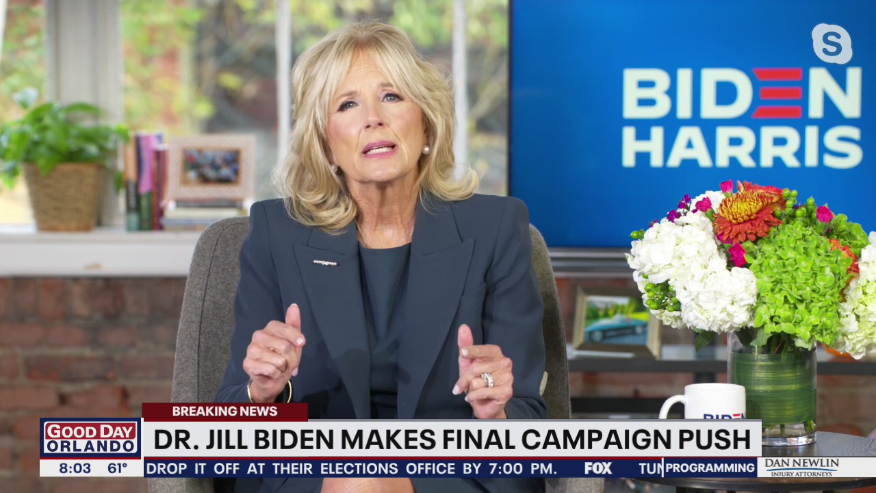 Dr. Jill Biden makes final campaign push