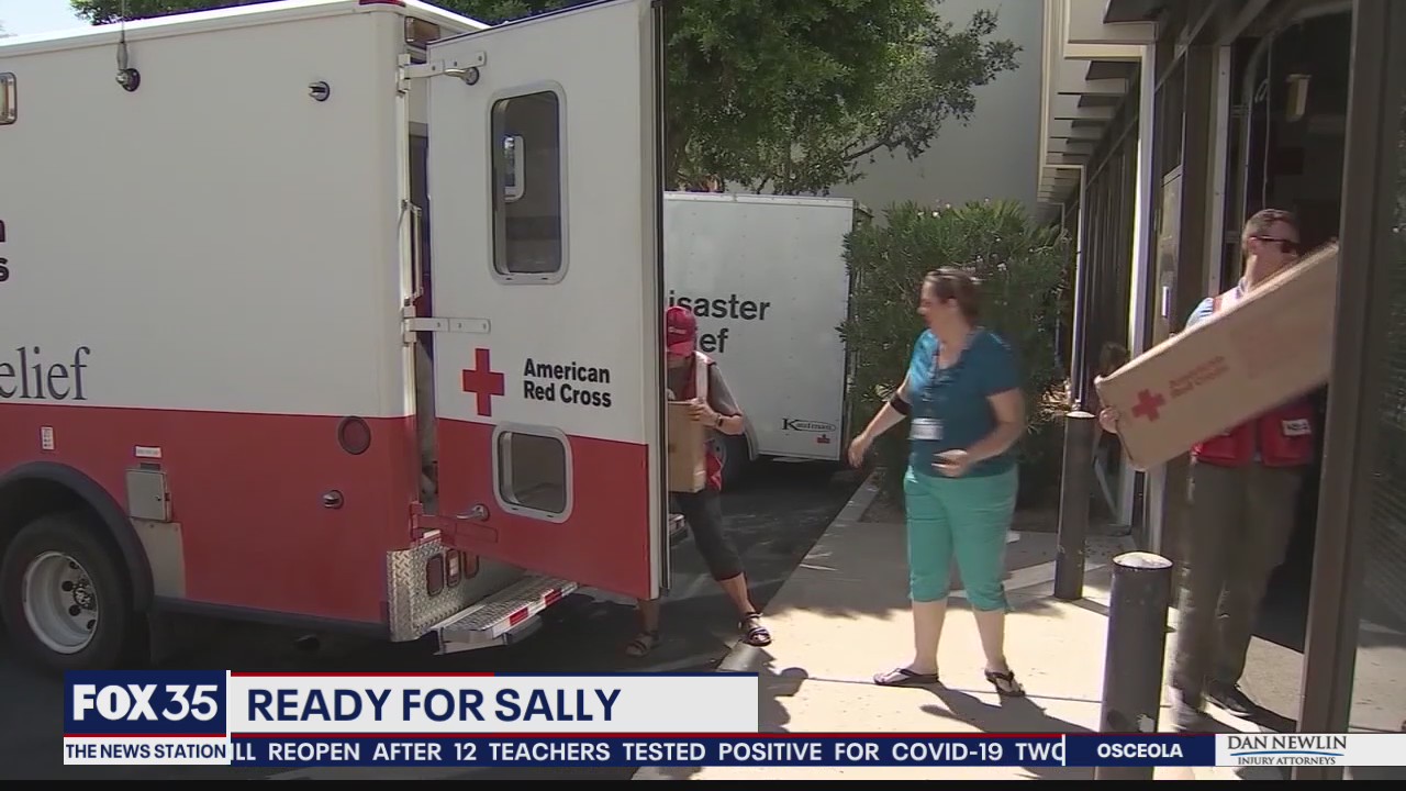 Central Florida Red Cross volunteers assisting with Hurricane Sally