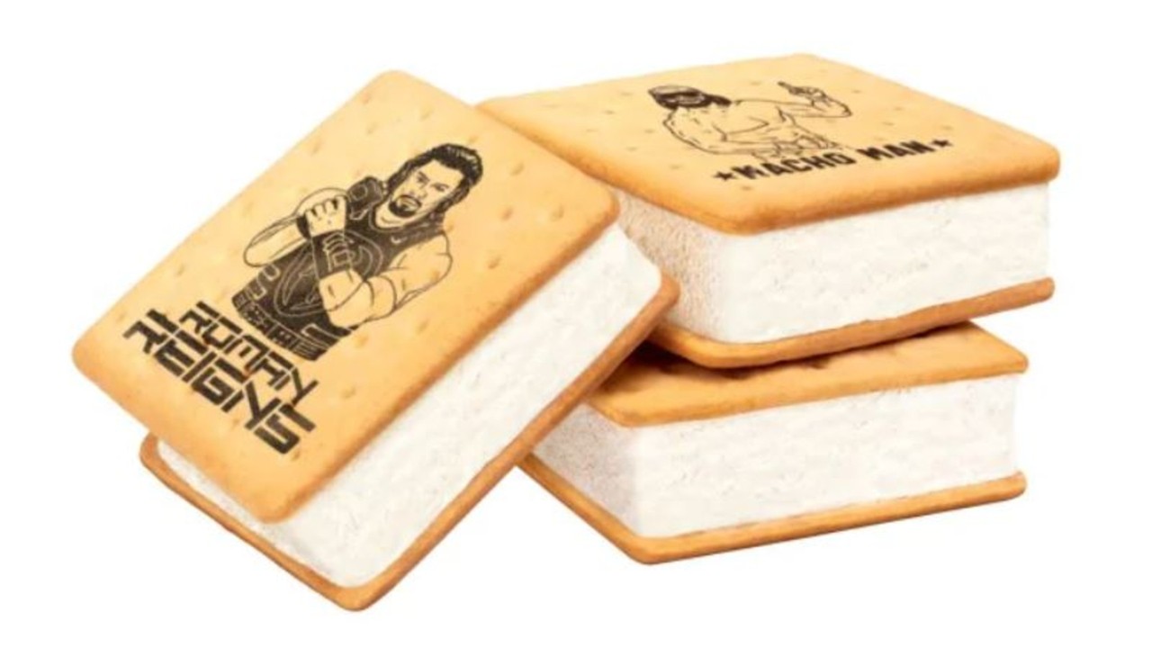 Good Humor's WWE Superstars Cookie Sandwich features favorite wrestling stars