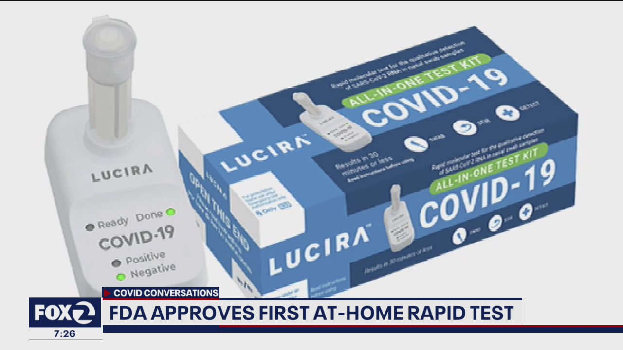 FDA approves first at-home rapid test