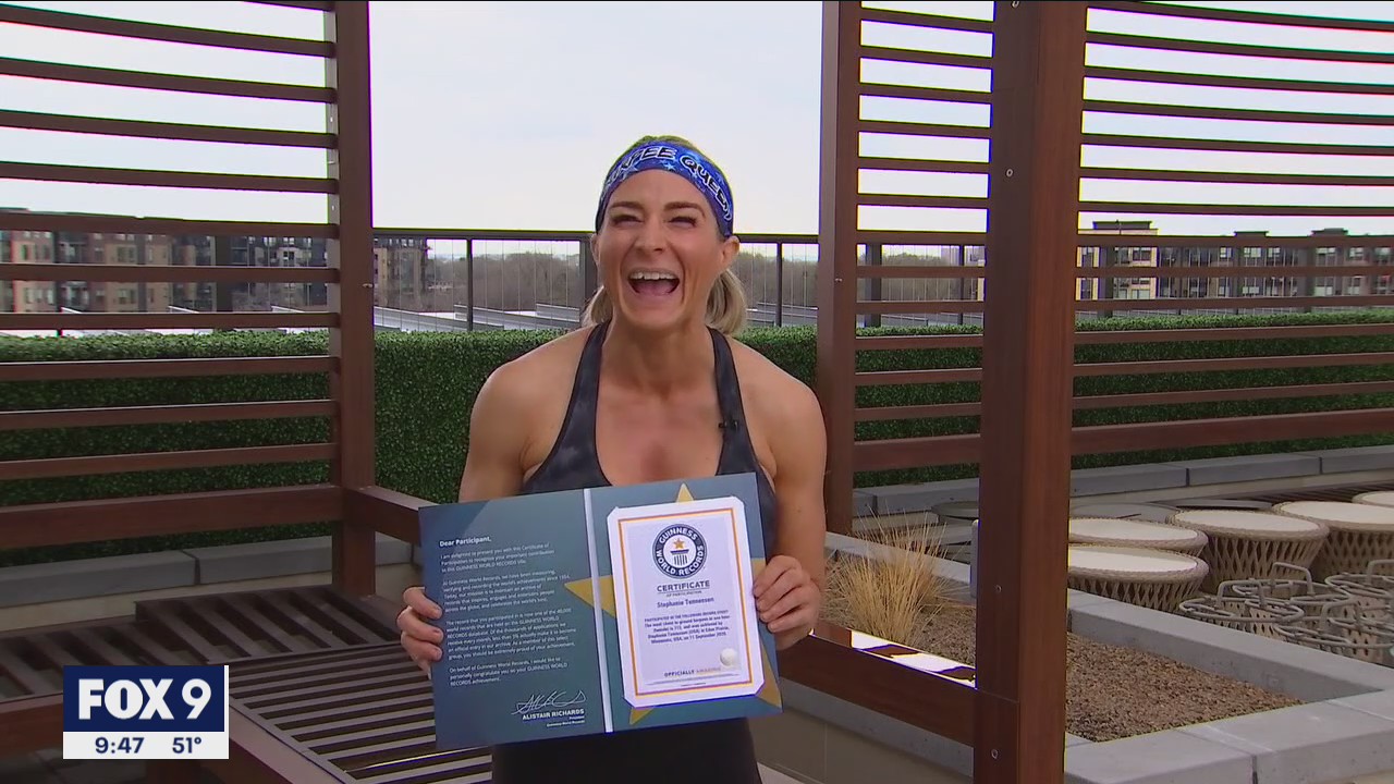 The world record holder for most burpees in an hour resides in Minnesota