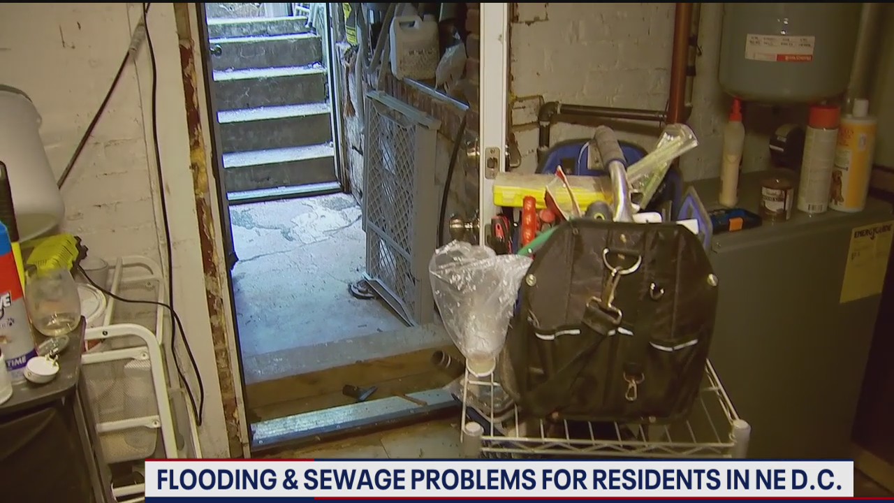 Flooding and sewage problems for residents in NE DC