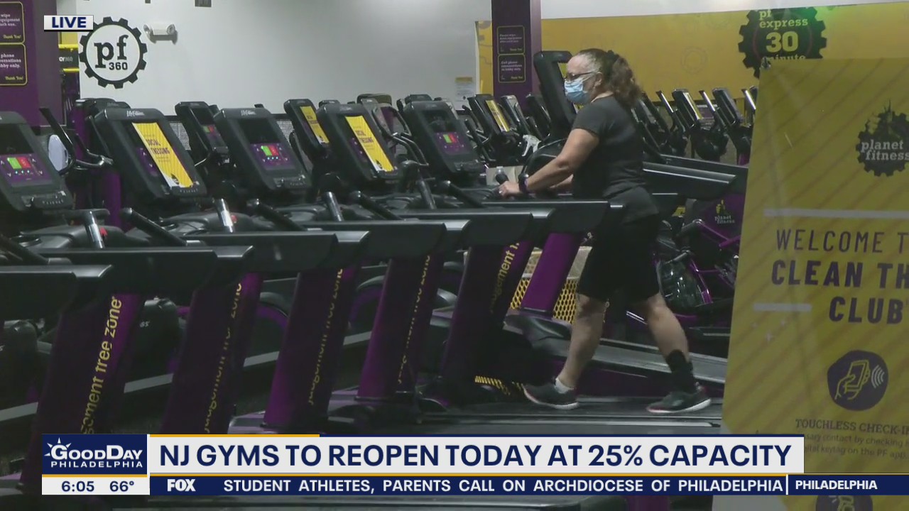 New Jersey gyms reopen under new guidelines