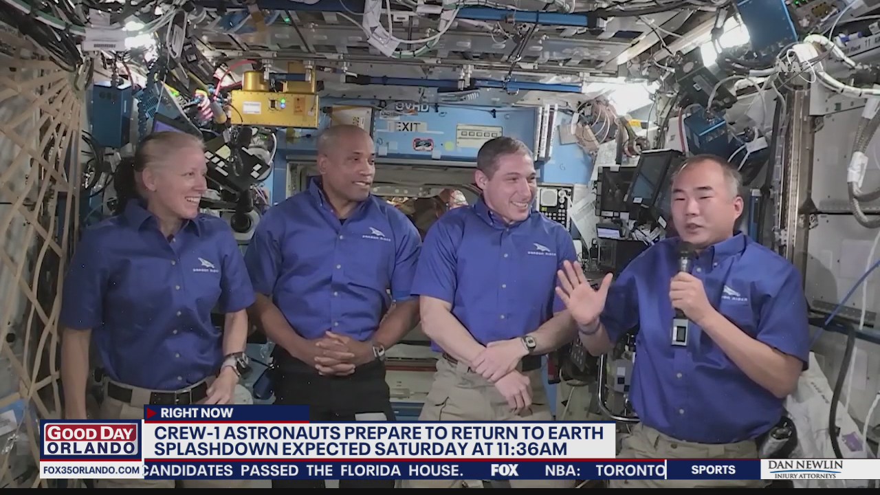 Crew-1 astronauts prepare to return to Earth