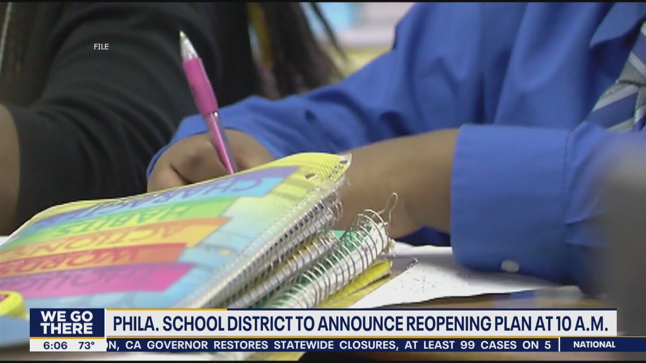 Philadelphia School District to announce reopening plans