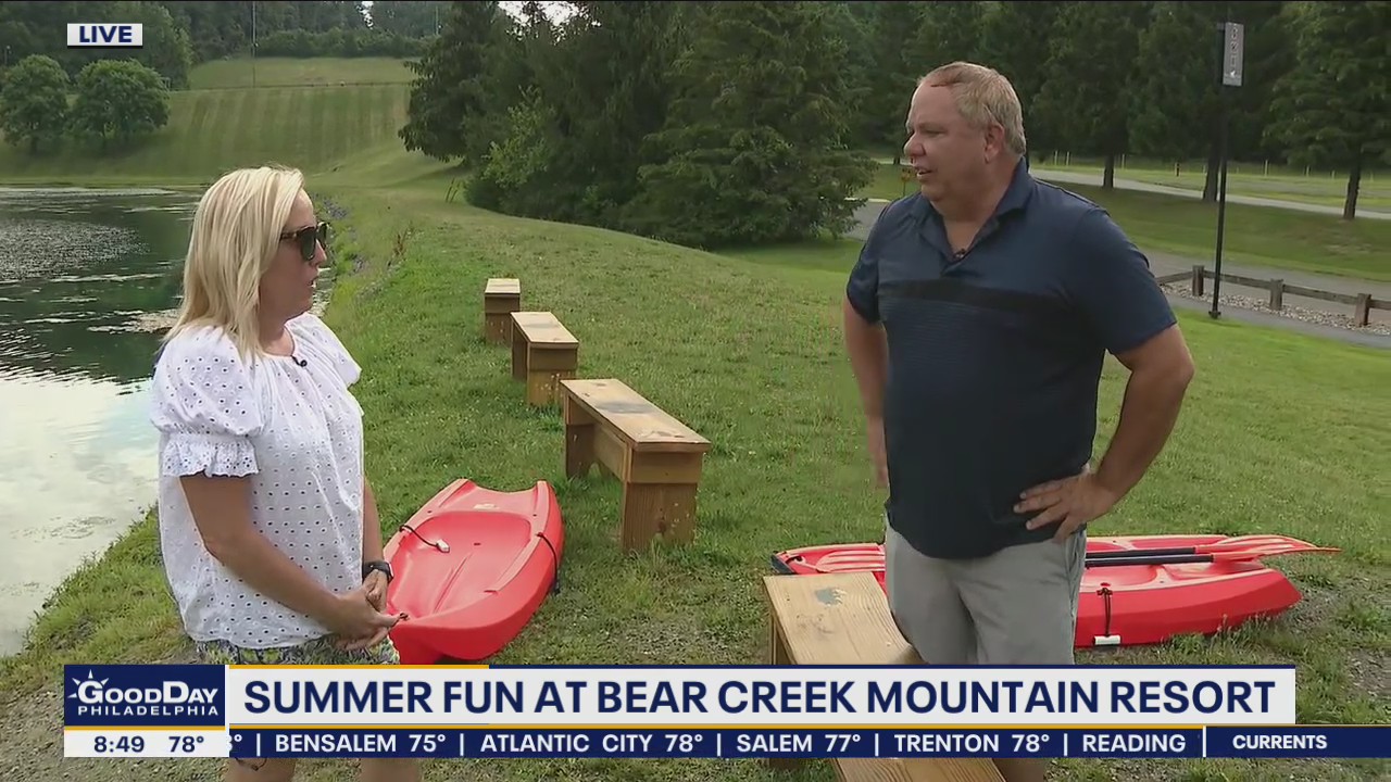 Jenn has some summer fun at Bear Creek Mountain Resort