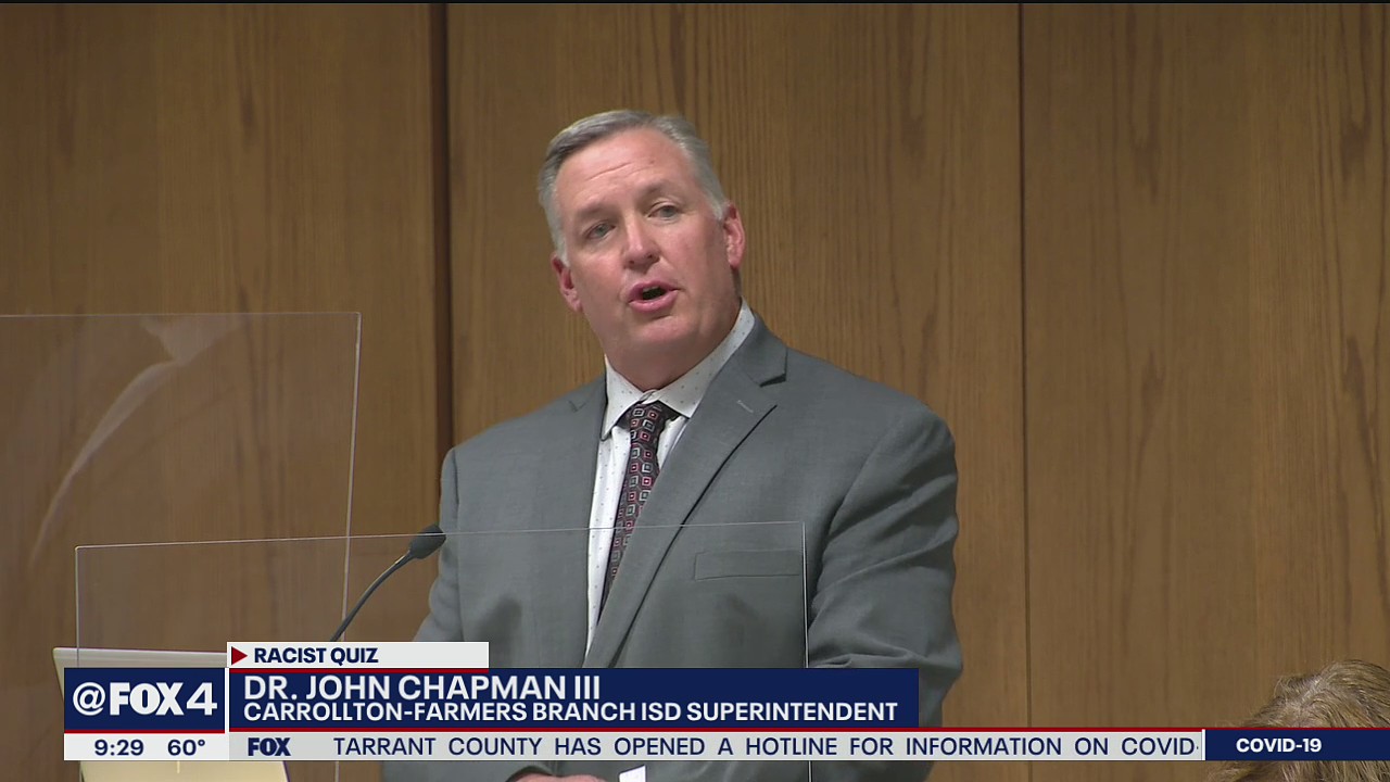Carrollton-Farmers Branch ISD superintendent apologizes for racist quiz question about Asian Americans
