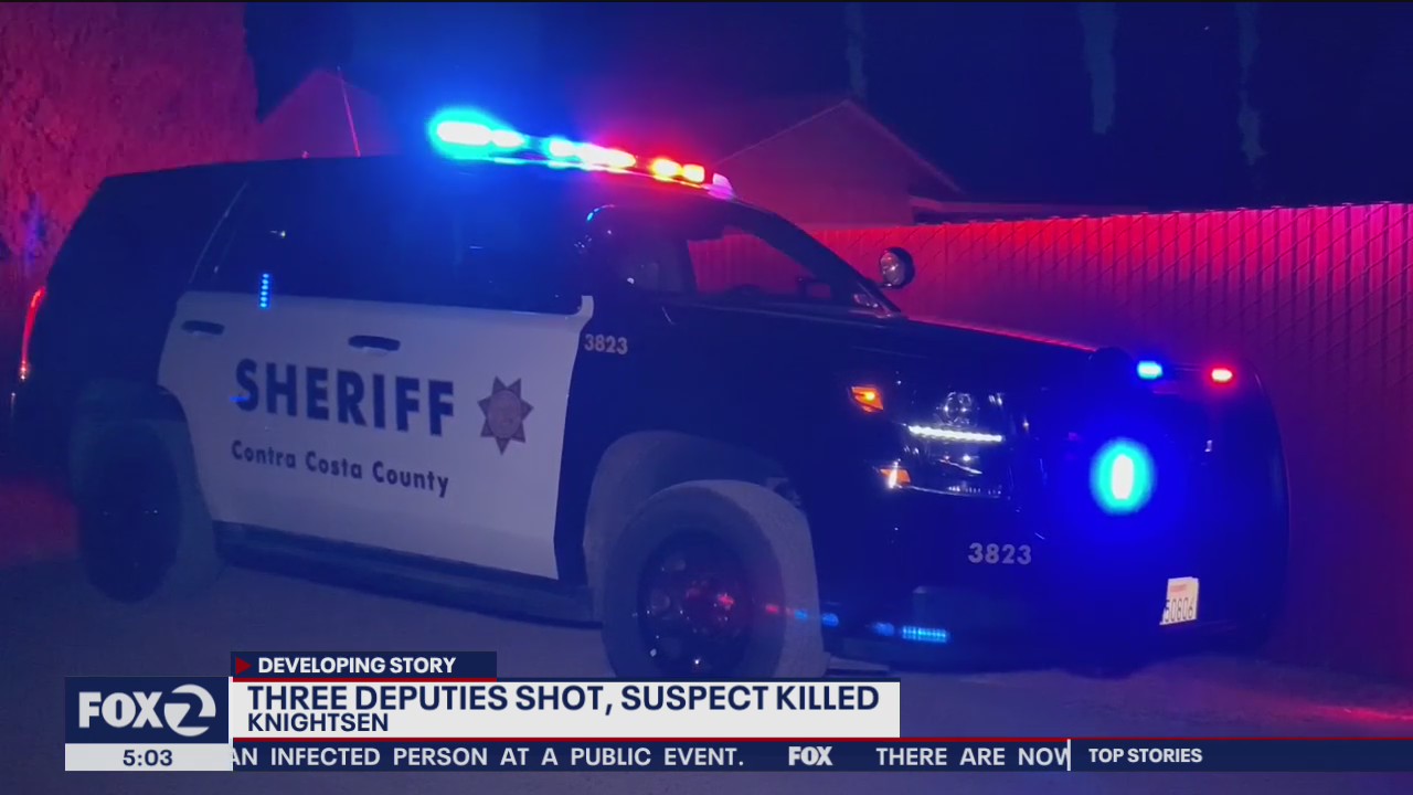 3 deputies wounded, suspect killed following standoff