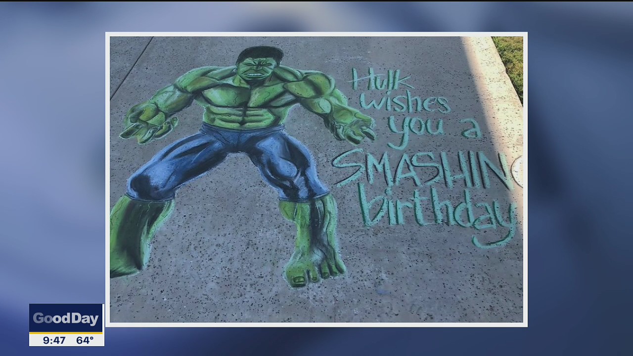 North Texas student turns chalk art into business during pandemic