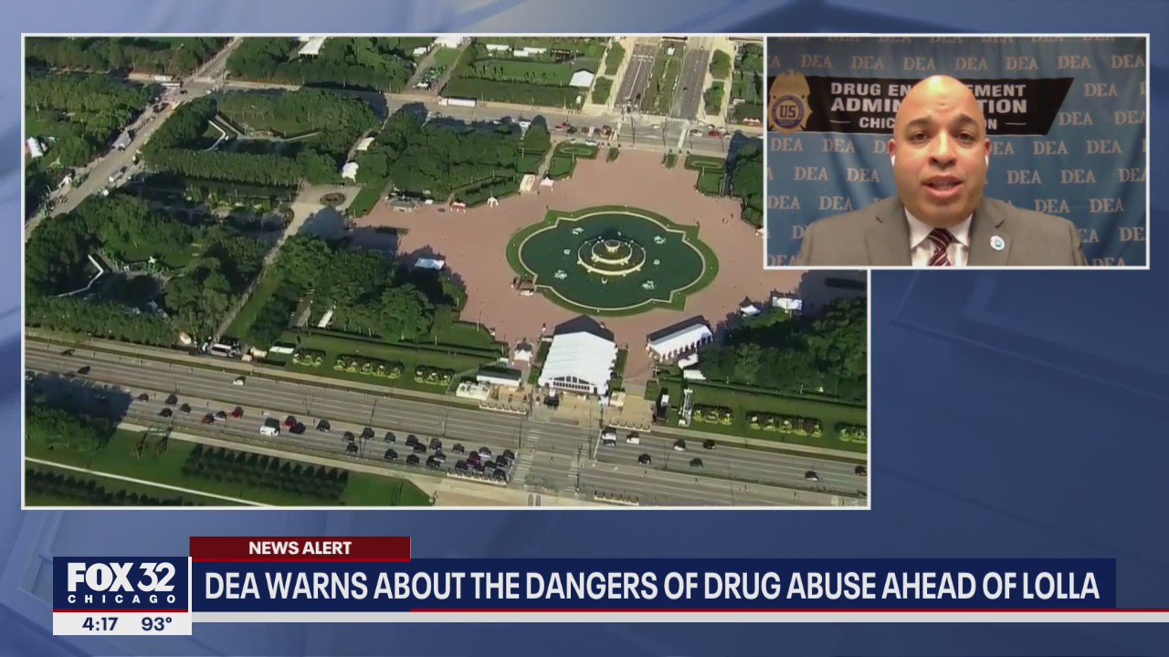 Lollapalooza drug abuse: DEA warns of dangers