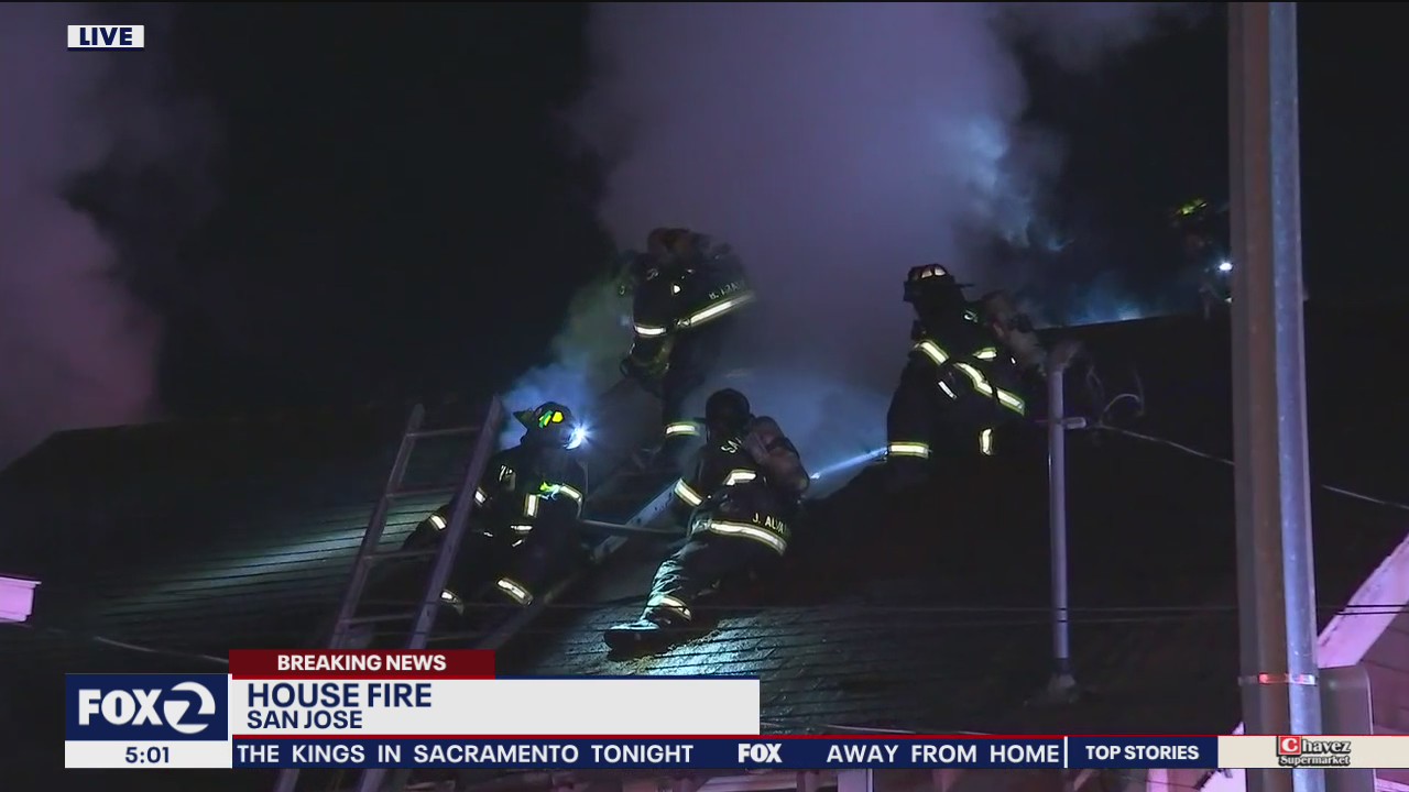 San Jose fire started near Christmas tree