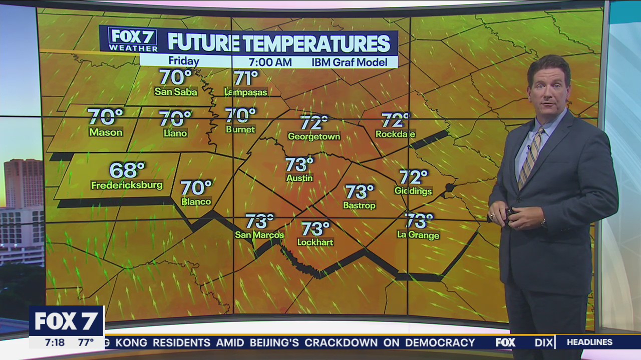 Morning weather forecast for August 6, 2021