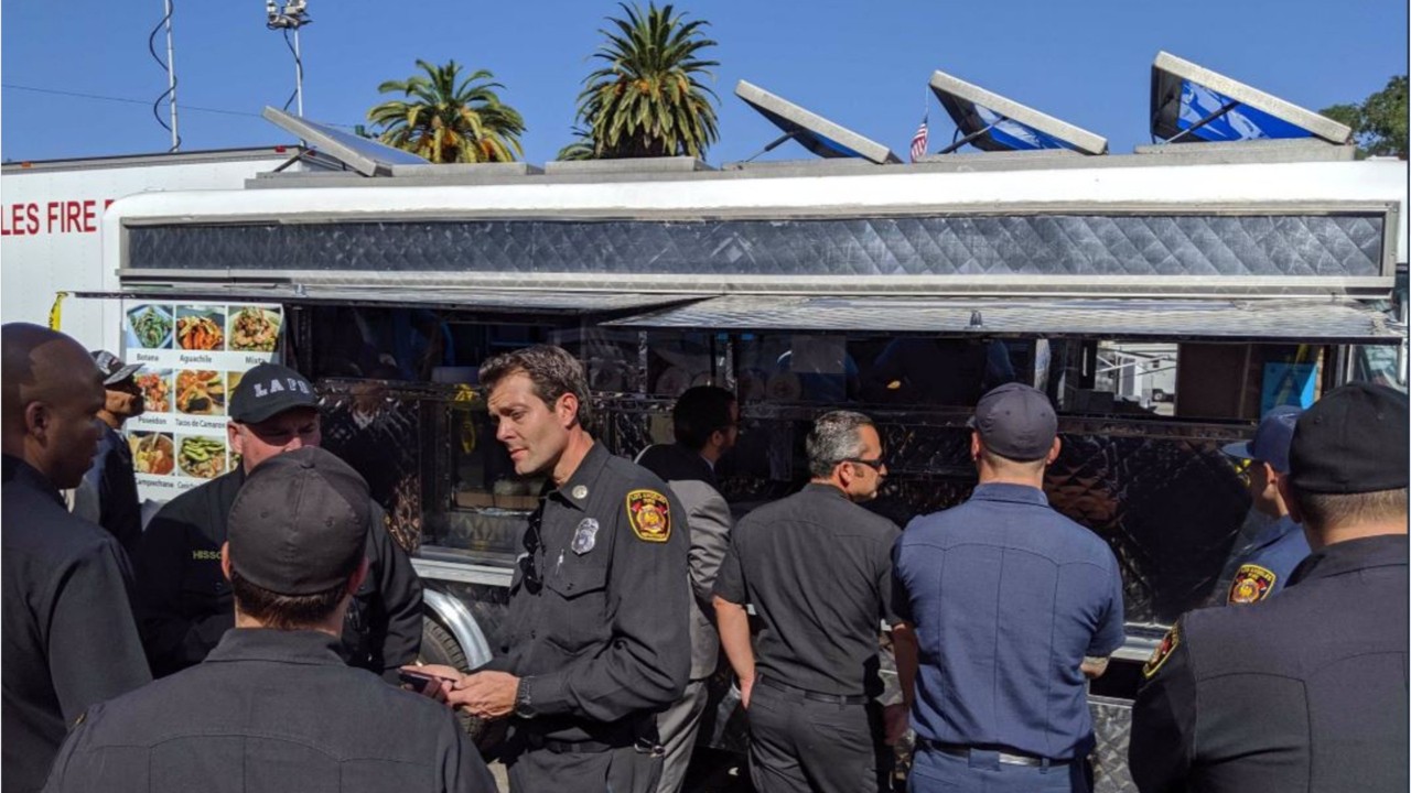 LeBron James sends taco truck to feed firefighters battling Getty Fire in Southern California