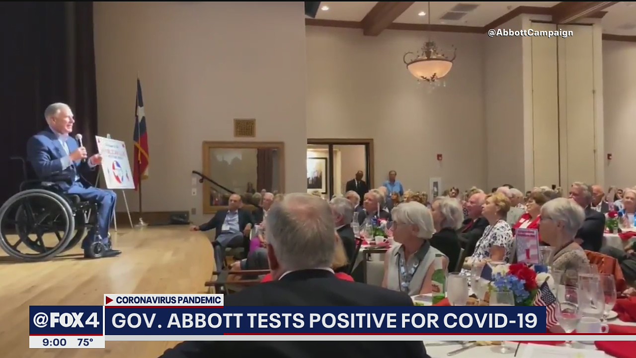 Gov. Abbott tests positive for COVID-19