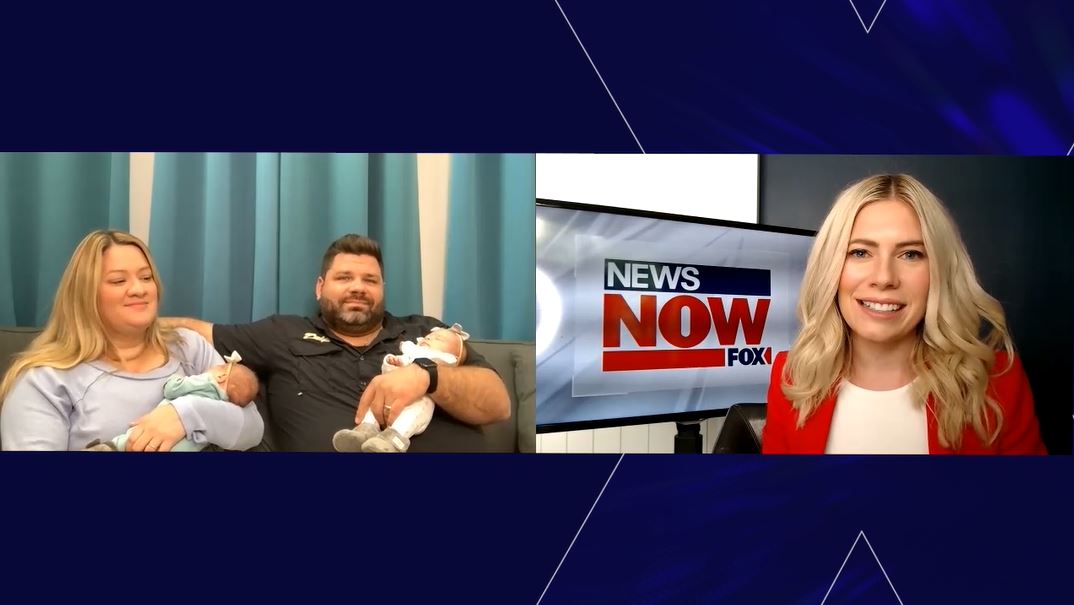 FULL INTERVIEW: Mom reunites with newborn quadruplets after being separated during Texas storm