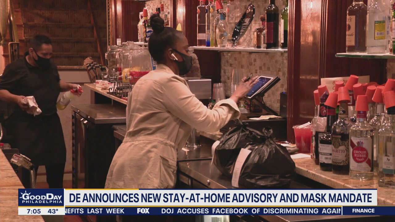 Delaware issues new stay at home advisory and mask mandate