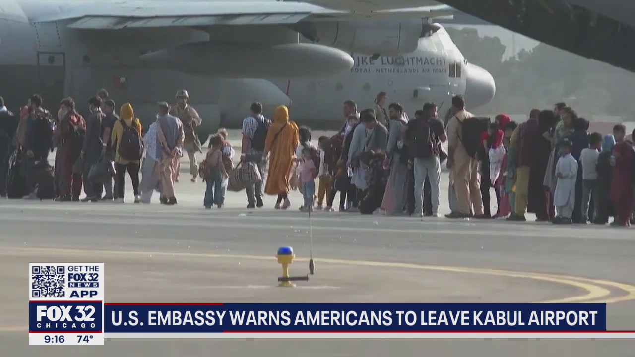 US Embassy warns Americans to leave Kabul airport
