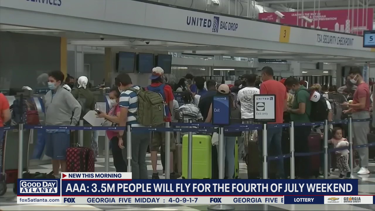 Airports already busy with Fourth of July travelers