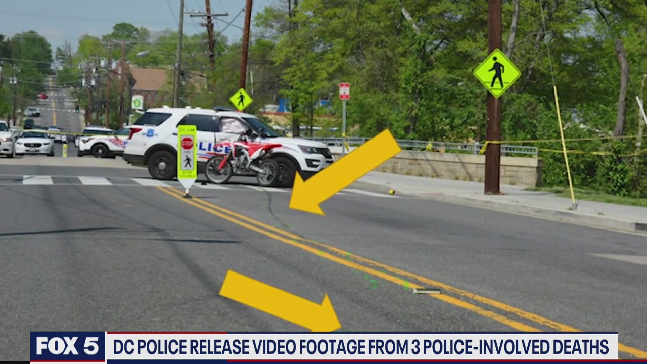 DC Police release footage from 3 police-involved deaths