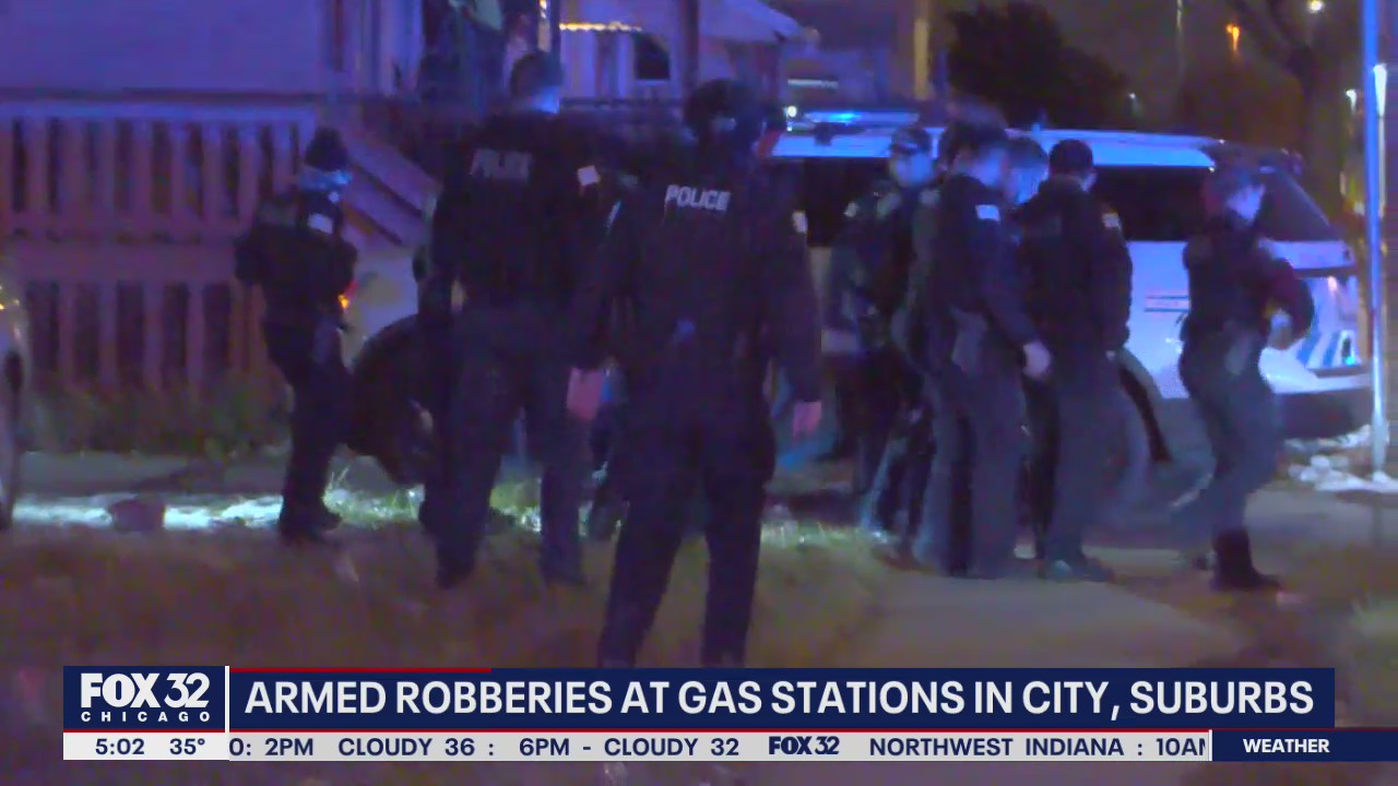 Series of armed robberies overnight wreaks havoc on city and suburban gas stations