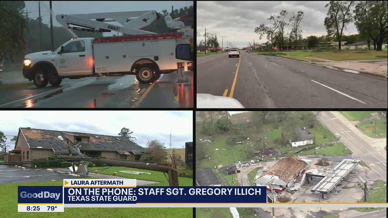Texas State Guard deployed to help Hurricane Laura victims