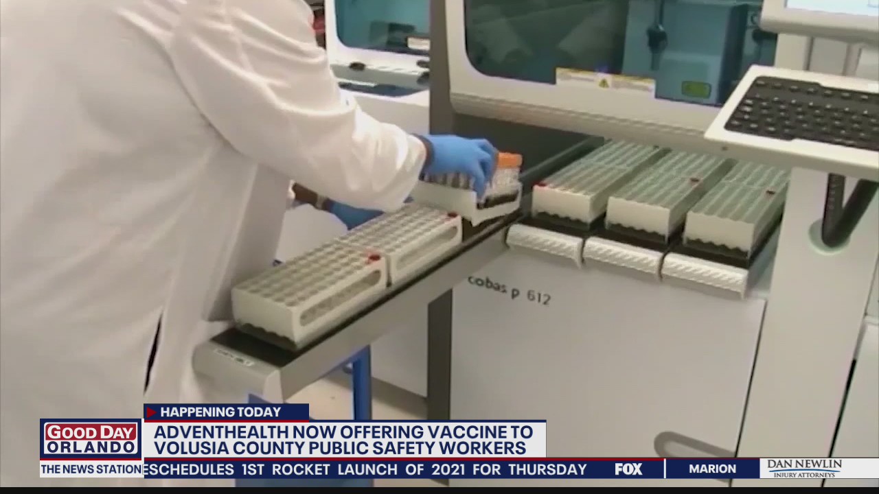 AdventHealth now offering COVID vaccine to Volusia County public safety workers