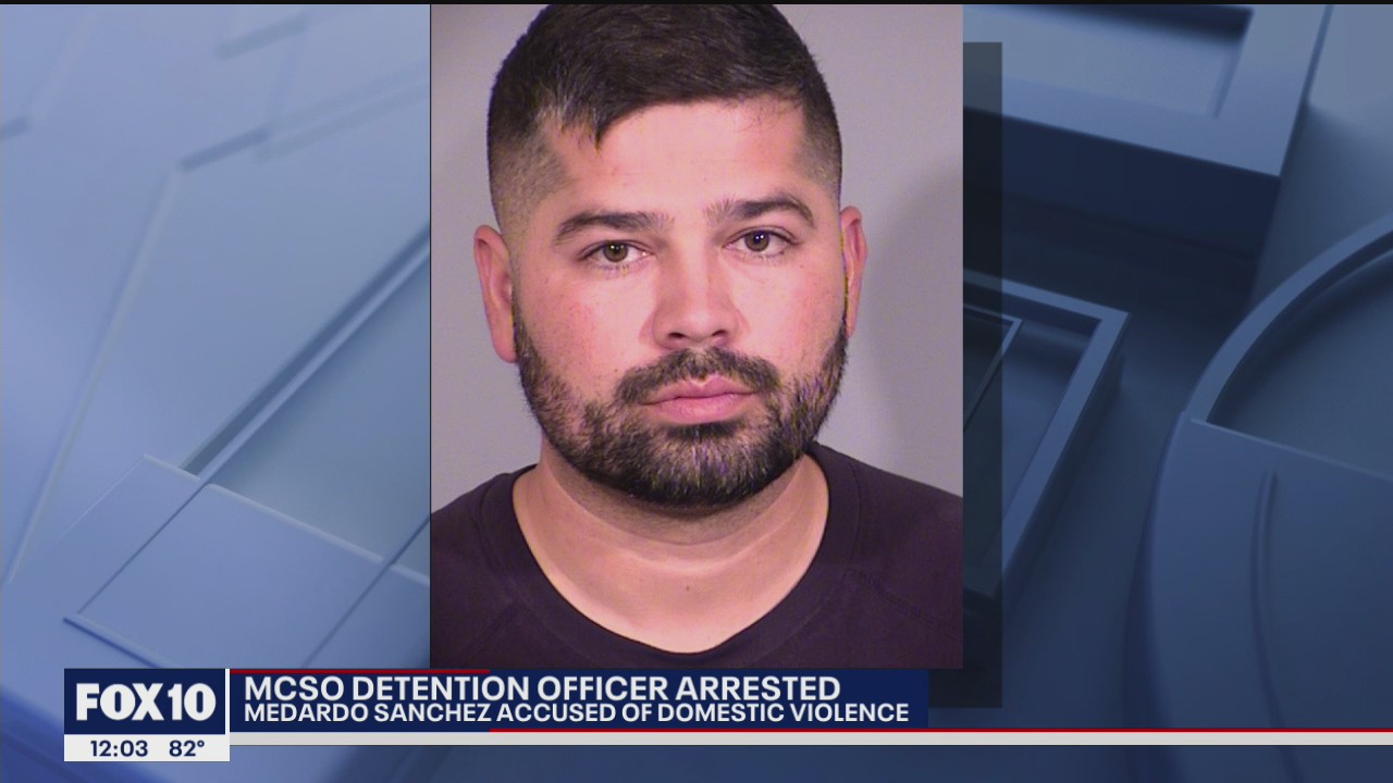 MCSO detention officer arrested, accused of domestic violence
