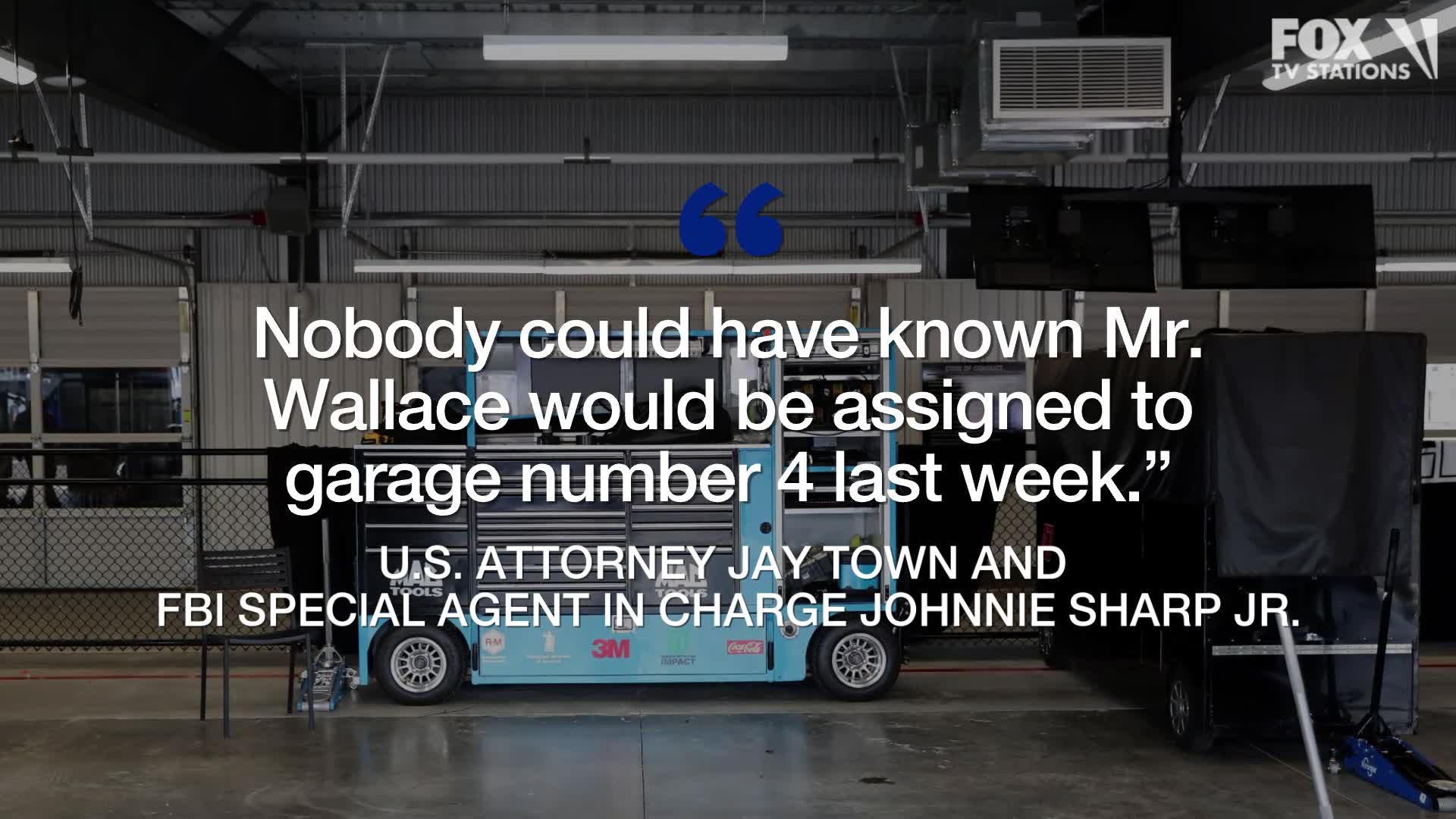No charges to be filed regarding the noose found in NASCAR driver Bubba Wallace's garage