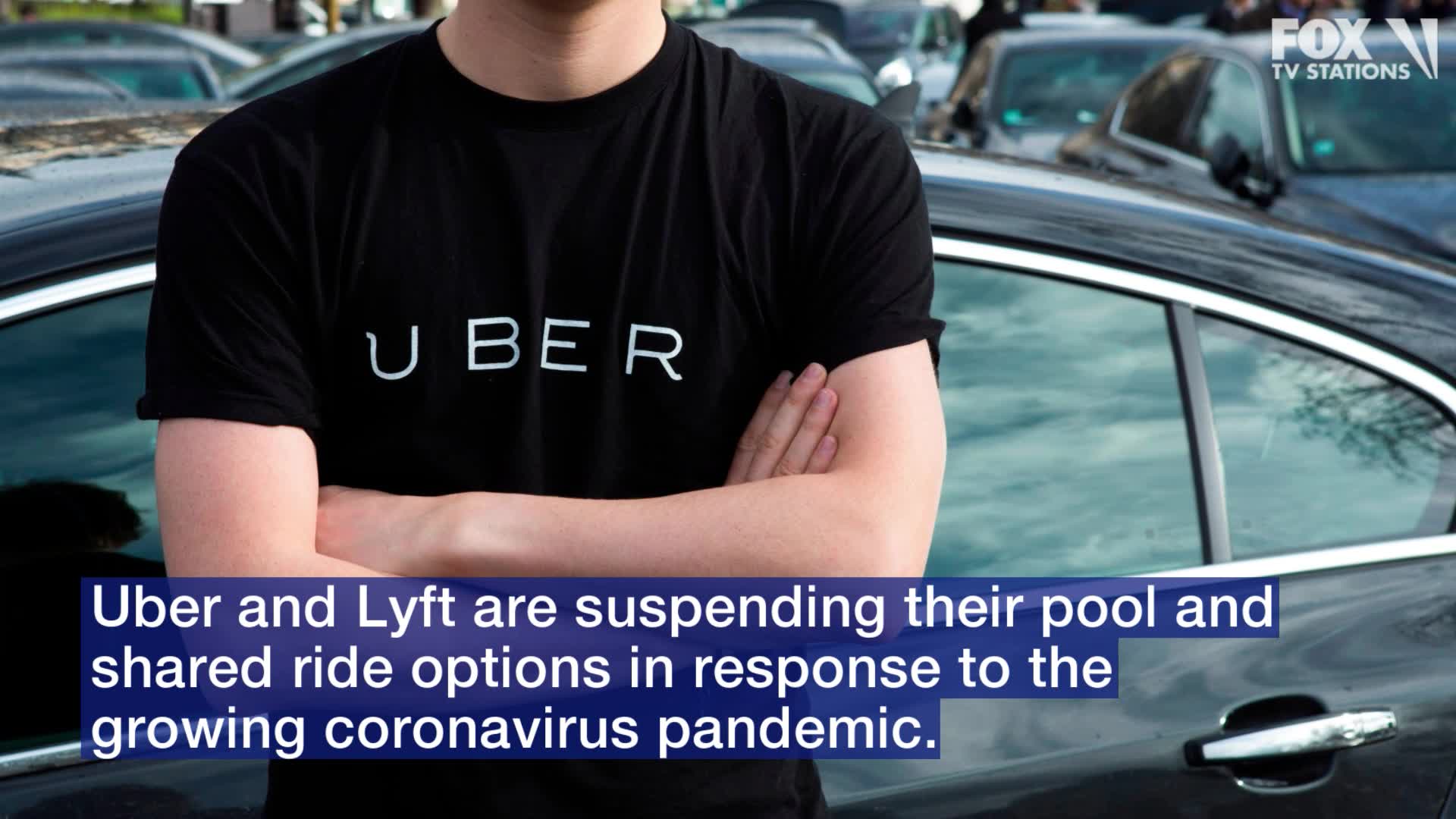 Uber, Lyft suspend shared ride services in response to COVID-19