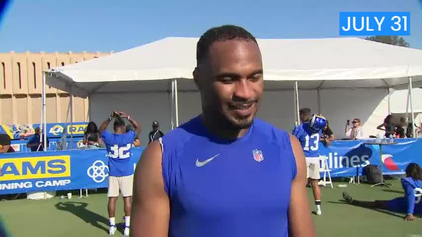 Robert Woods on Matthew Stafford and looking forward to fatherhood