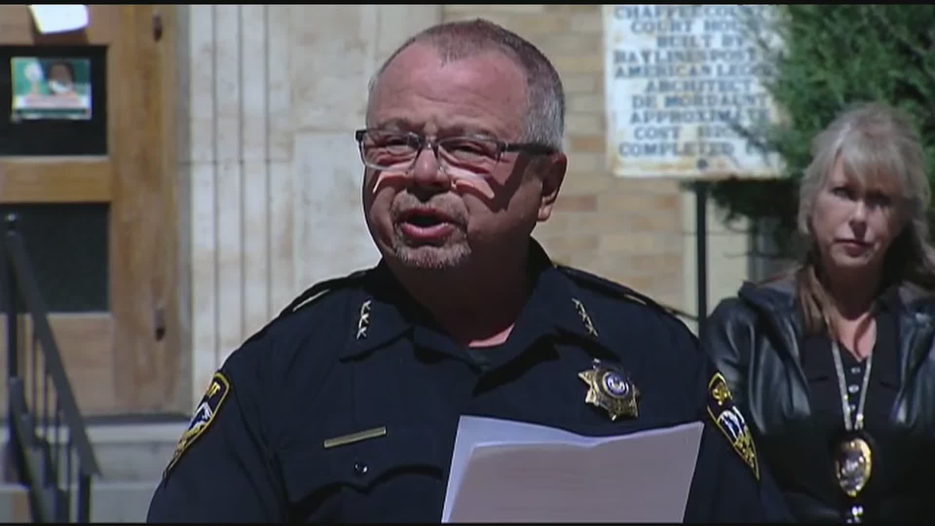 Sheriff, DA address arrest of husband accused in missing wife's death