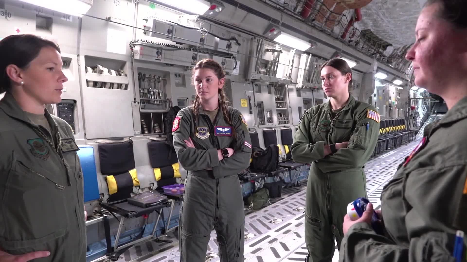 US Air Force marks Women's History Month with all-female celebration flights