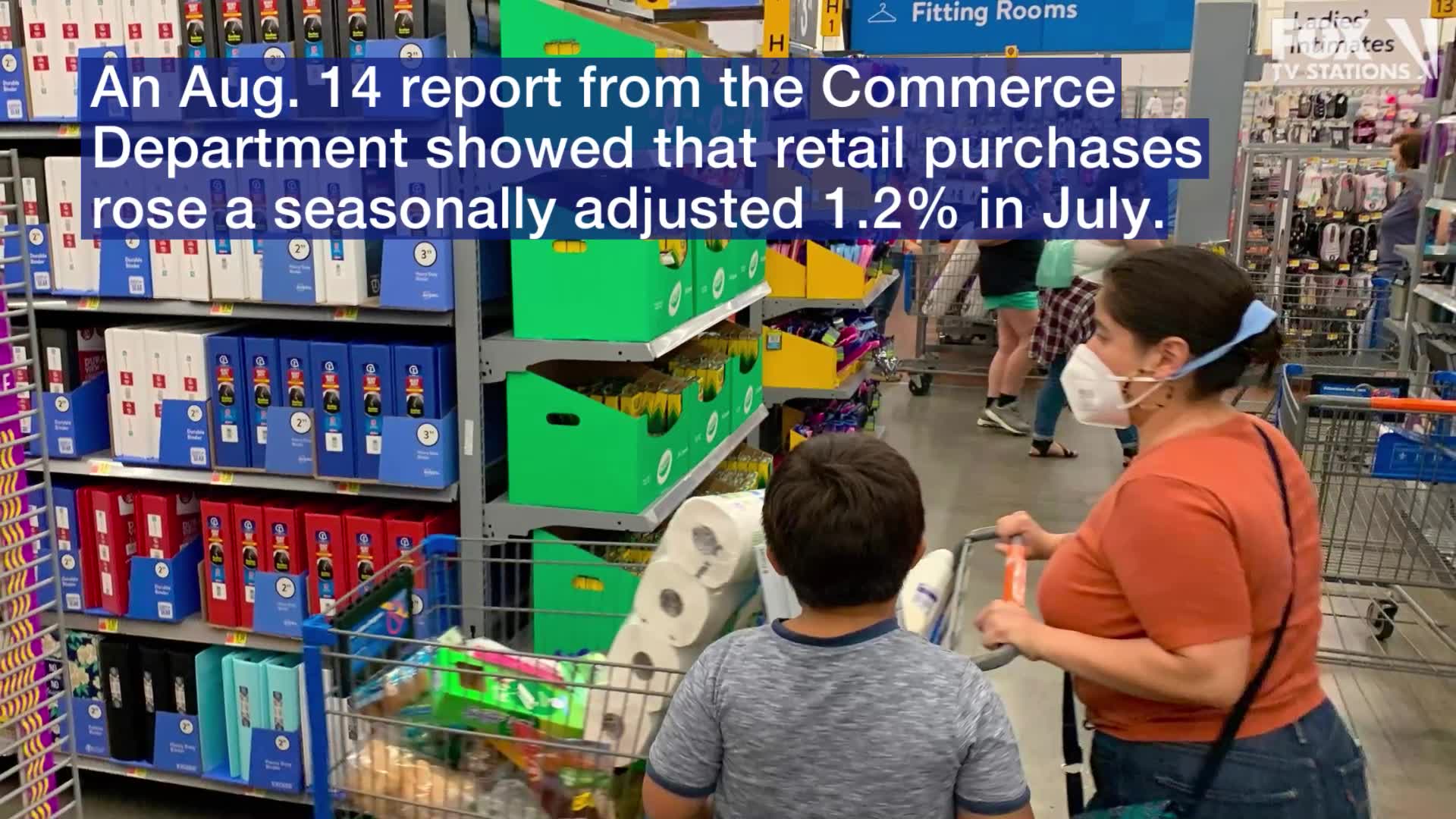 Retail sales rise for third straight month amid pandemic, although slowdown expected