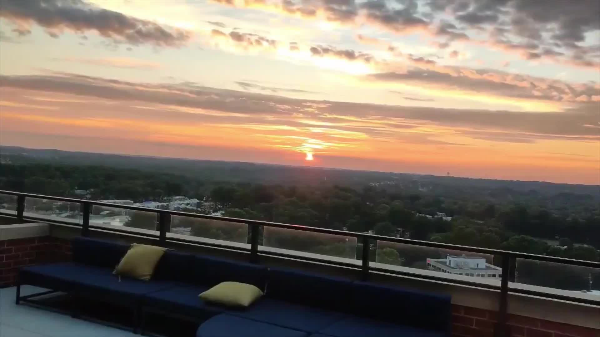 Sun resembles Pac-Man during partial solar eclipse in Maryland
