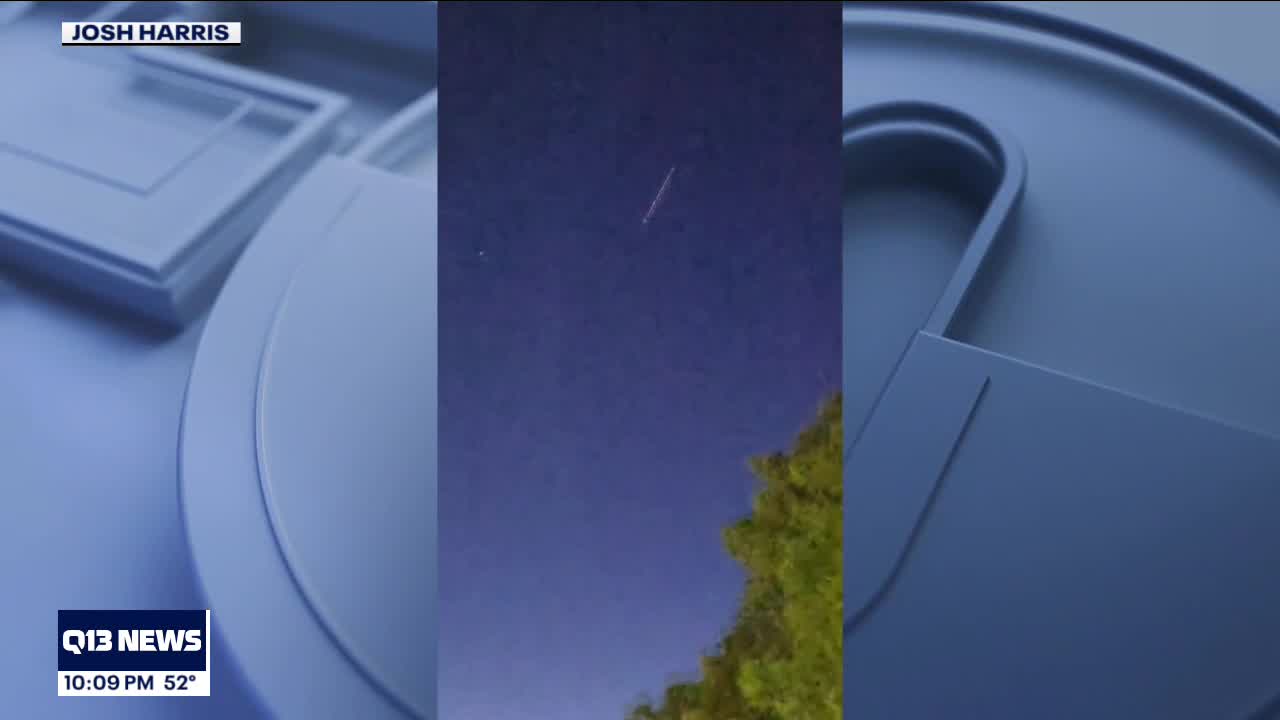 Washingtonians capture SpaceX satellite streak across PNW sky